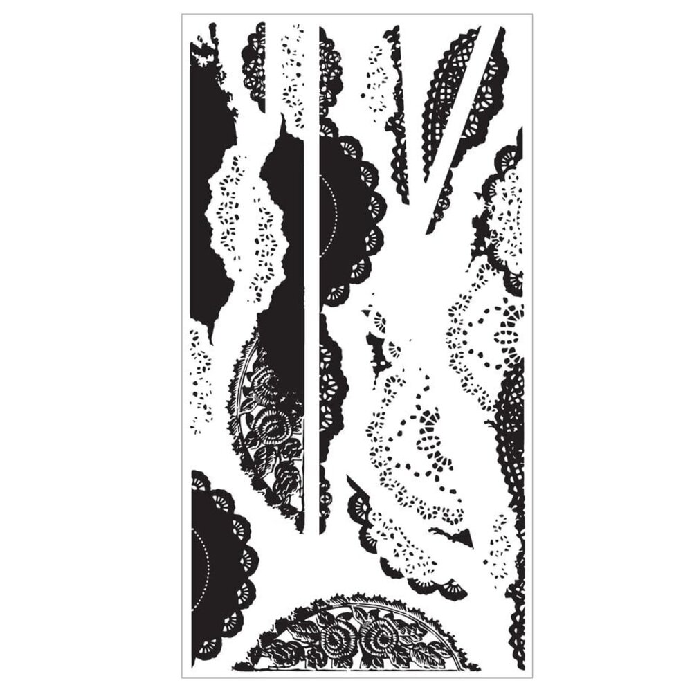 Sizzix 49 and Market Clear Stamps with Framelits Doily Edgers (666806) Sizzix 49 and Market Clear Stamps with Framelits Doily Edgers (666806)