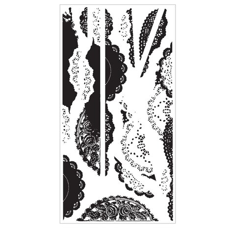 Sizzix 49 and Market Clear Stamps with Framelits Doily Edgers (666806) Sizzix 49 and Market Clear Stamps with Framelits Doily Edgers (666806)