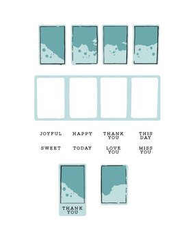 Sizzix 49 and Market Clear Stamps with Framelits Painted Palettes (666811) Sizzix 49 and Market Clear Stamps with Framelits Painted Palettes (666811)