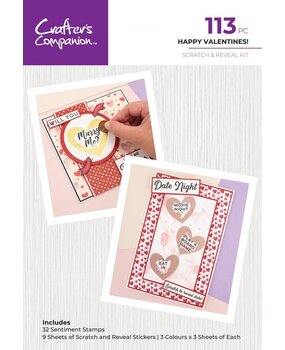 Crafter's Companion Happy Valentines! Scratch Reveal Cardmaking Kit (CC-SCRATCHKIT-VAL) Crafter's Companion Happy Valentines! Scratch Reveal Cardmaking Kit (CC-SCRATCHKIT-VAL)