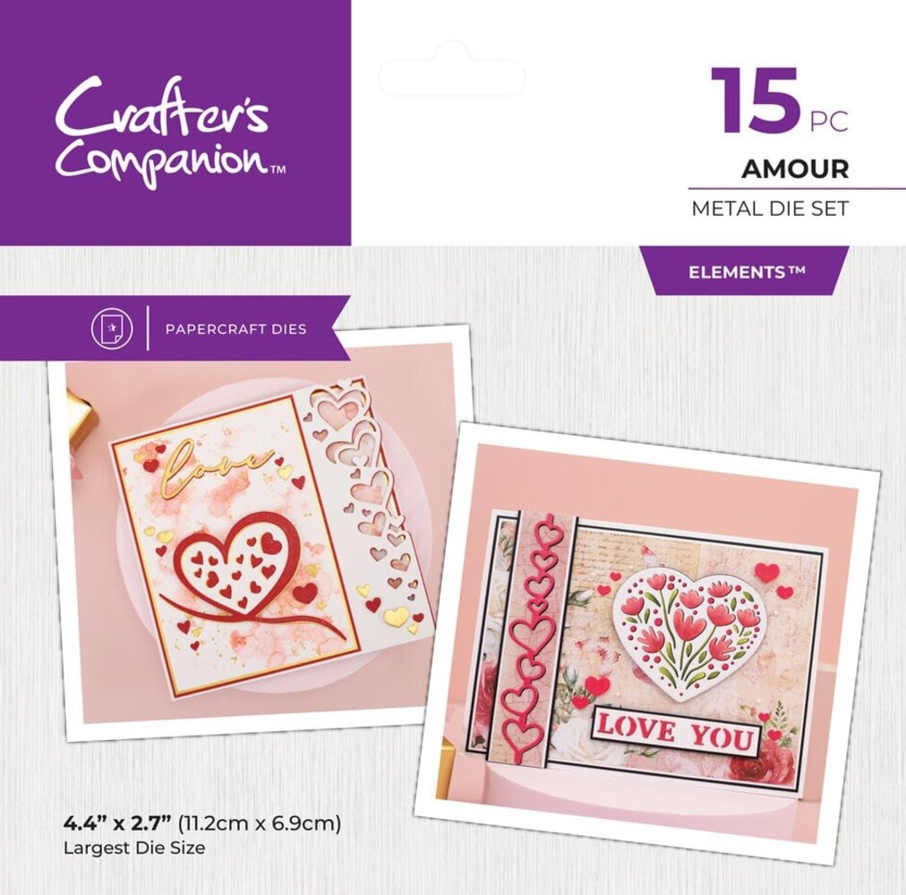 Crafter's Companion Amour Dies (CC-MD-ELE-AMOUR)