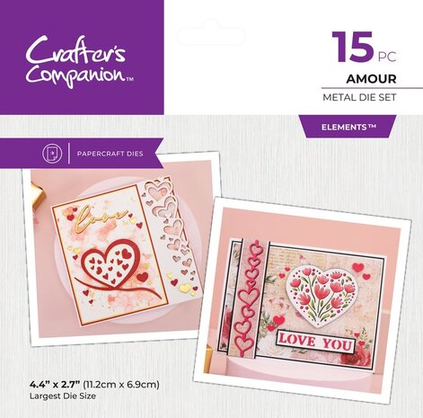 Crafter's Companion Amour Dies (CC-MD-ELE-AMOUR)