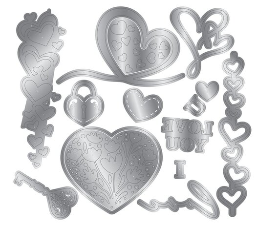 Crafter's Companion Amour Dies (CC-MD-ELE-AMOUR)