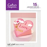 Crafter's Companion Love Heart Candy Box Metal Die & Stencil (CC-MD-STEN-LHCB)
