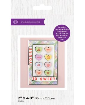 Crafter's Companion Love Hearts Stamp, Die & Inkpad Kit (CC-STD-IP-LOHE) Crafter's Companion Love Hearts Stamp, Die & Inkpad Kit (CC-STD-IP-LOHE)