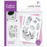Crafter's Companion Winter Floral Clear Stamp Winter Roses (CC-STP-WINROS)