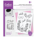 Crafter's Companion Winter Floral Clear Stamp Candlelit Christmas (CC-STP-CANCHR)