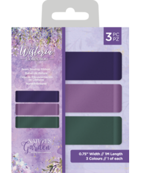 Crafter's Companion Wisteria Collection Seam Binding Ribbon (NG-WC-SBRIB) Crafter's Companion Wisteria Collection Seam Binding Ribbon (NG-WC-SBRIB)