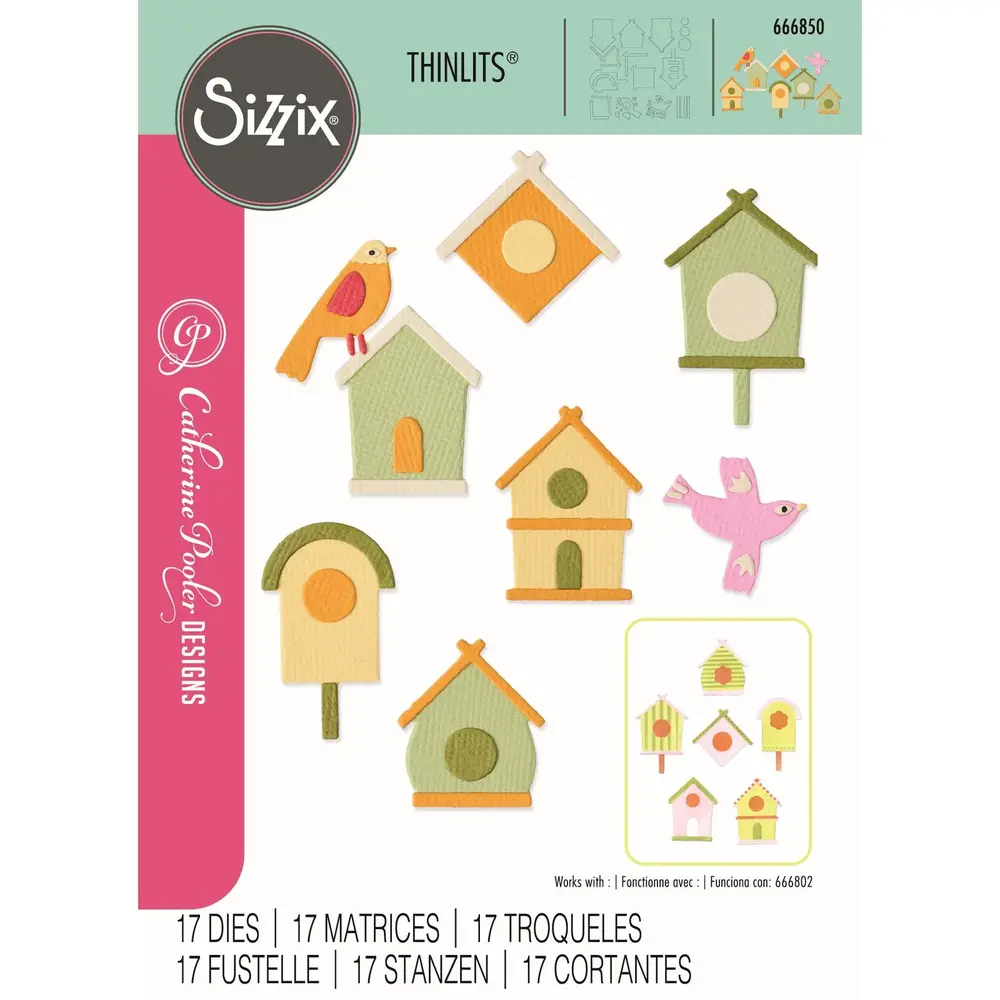 Sizzix Catherine Pooler Thinlits Die Set Good Place to Land #2 (666850) Sizzix Catherine Pooler Thinlits Die Set Good Place to Land #2 (666850)