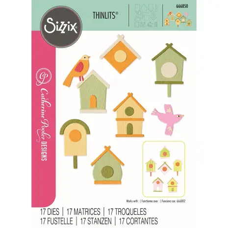 Sizzix Catherine Pooler Thinlits Die Set Good Place to Land #2 (666850) Sizzix Catherine Pooler Thinlits Die Set Good Place to Land #2 (666850)