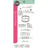 Sizzix Catherine Pooler Clear Stamps Sending Sunshine Sentiments (666793)