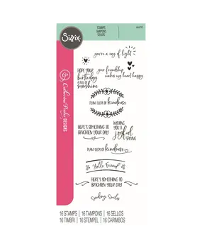 Sizzix Catherine Pooler Clear Stamps Sending Sunshine Sentiments (666793) Sizzix Catherine Pooler Clear Stamps Sending Sunshine Sentiments (666793)