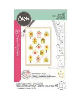 Sizzix Catherine Pooler Layered Stencils Good Place to Land (666802) Sizzix Catherine Pooler Layered Stencils Good Place to Land (666802)