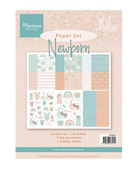 Marianne Design New Born A5 Paper Set (PK9201)