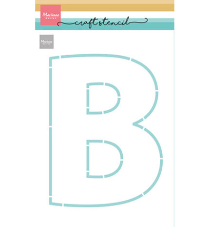 Marianne Design Craft Stencil A5 Letter B (PS8178) Marianne Design Craft Stencil A5 Letter B (PS8178)