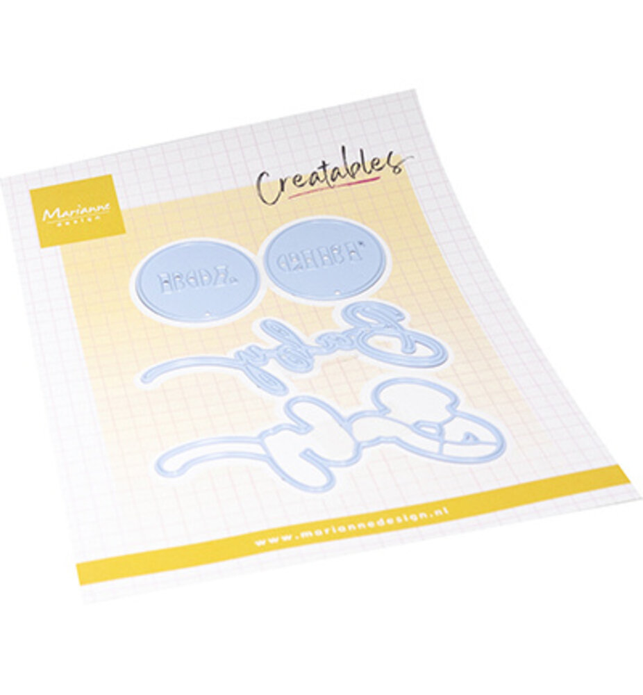 Marianne Design Creatables Baby Boy & Girl Text (LR0894)