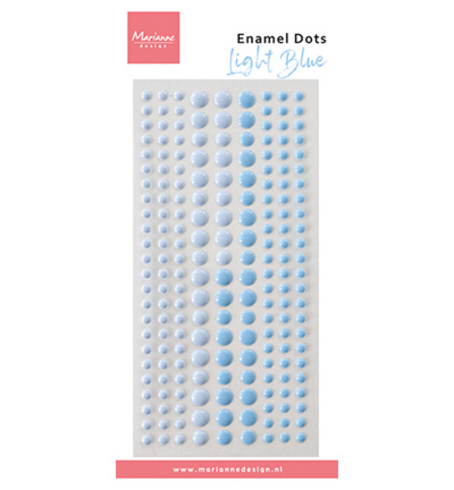 Marianne Design Enamel Dots Duotone Light Blue (PL4535)