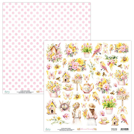 Mintay Blossom Serenity 12x12 Inch Paper Pad (MT-BLO-07) Mintay Blossom Serenity 12x12 Inch Paper Pad (MT-BLO-07)