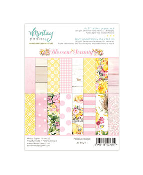 Mintay Blossom Serenity 6x8 Inch AddOn Paper Pad (MT-BLO-11) Mintay Blossom Serenity 6x8 Inch AddOn Paper Pad (MT-BLO-11)