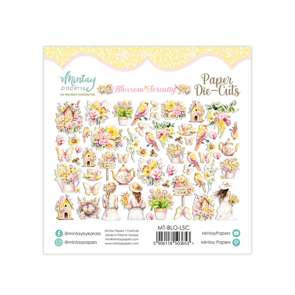 Mintay Blossom Serenity Die-Cuts (MT-BLO-LSC) Mintay Blossom Serenity Die-Cuts (MT-BLO-LSC)