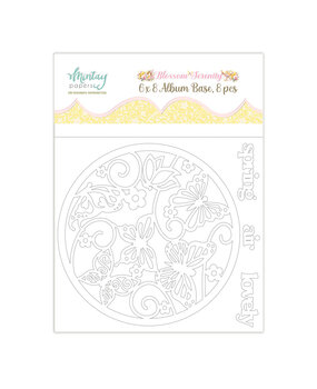 Mintay Blossom Serenity 6x8 Inch Chipboard Album (MT-BLO-10) Mintay Blossom Serenity 6x8 Inch Chipboard Album (MT-BLO-10)