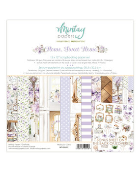 Mintay Home Sweet Home 12x12 Inch Paper Pad (MT-HSH-07) Mintay Home Sweet Home 12x12 Inch Paper Pad (MT-HSH-07)
