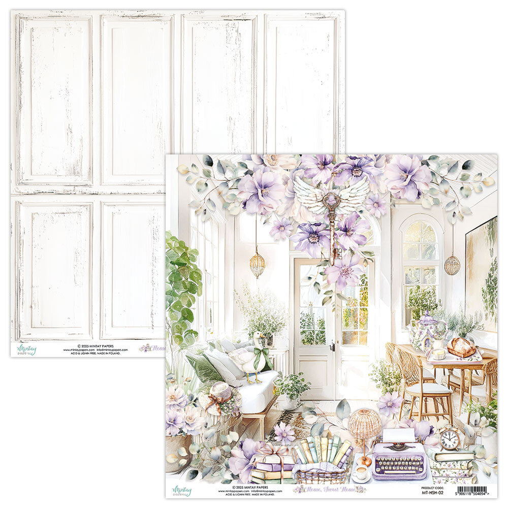 Mintay Home Sweet Home 8x8 Inch Paper Pad (MT-HSH-08) Mintay Home Sweet Home 8x8 Inch Paper Pad (MT-HSH-08)