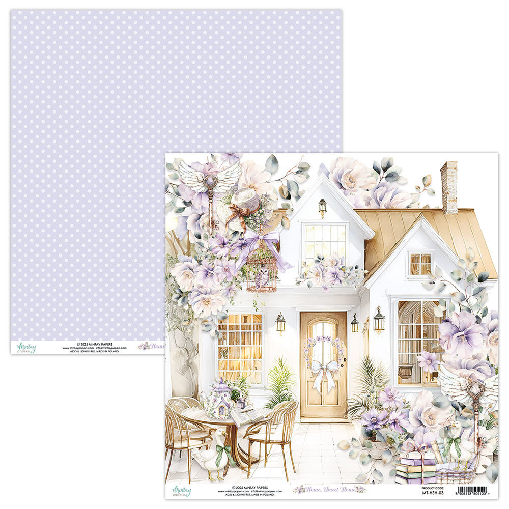 Mintay Home Sweet Home 8x8 Inch Paper Pad (MT-HSH-08) Mintay Home Sweet Home 8x8 Inch Paper Pad (MT-HSH-08)