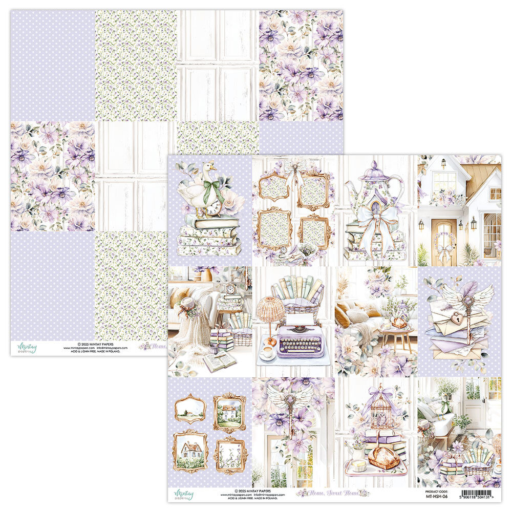 Mintay Home Sweet Home 8x8 Inch Paper Pad (MT-HSH-08) Mintay Home Sweet Home 8x8 Inch Paper Pad (MT-HSH-08)