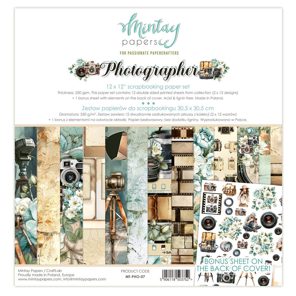 Mintay Photographer 12x12 Inch Paper Pad (MT-PHO-07) Mintay Photographer 12x12 Inch Paper Pad (MT-PHO-07)