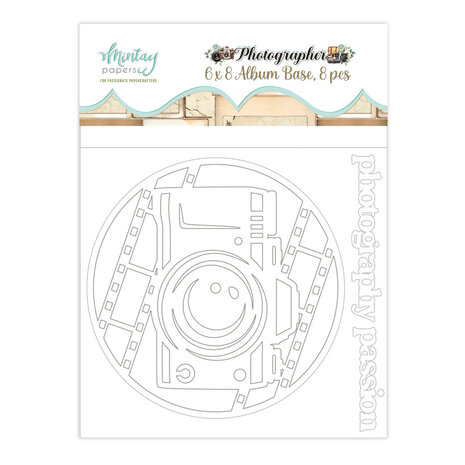 Mintay Photographer 6x8 Inch Chipboard Album (MT-PHO-10) Mintay Photographer 6x8 Inch Chipboard Album (MT-PHO-10)