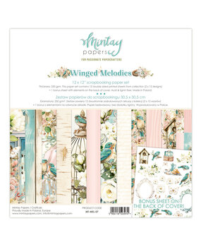 Mintay Winged Melodies 12x12 Inch Paper Pad (MT-MEL-07) Mintay Winged Melodies 12x12 Inch Paper Pad (MT-MEL-07)