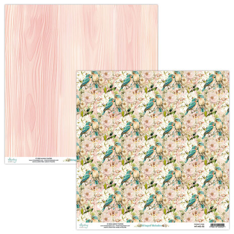 Mintay Winged Melodies 12x12 Inch Paper Pad (MT-MEL-07) Mintay Winged Melodies 12x12 Inch Paper Pad (MT-MEL-07)