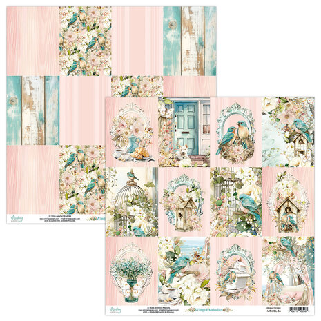 Mintay Winged Melodies 12x12 Inch Paper Pad (MT-MEL-07) Mintay Winged Melodies 12x12 Inch Paper Pad (MT-MEL-07)