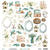 Mintay Winged Melodies 12x12 Inch Paper Elements (MT-MEL-09)