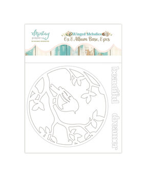 Mintay Winged Melodies 6x8 Inch Chipboard Album (MT-MEL-10) Mintay Winged Melodies 6x8 Inch Chipboard Album (MT-MEL-10)