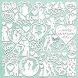 Mintay Chippies 12x12 Inch Valentine's Day (MT-CHIP2-D70)