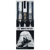 ZIG White Pen Set (IKTB-24/3V)