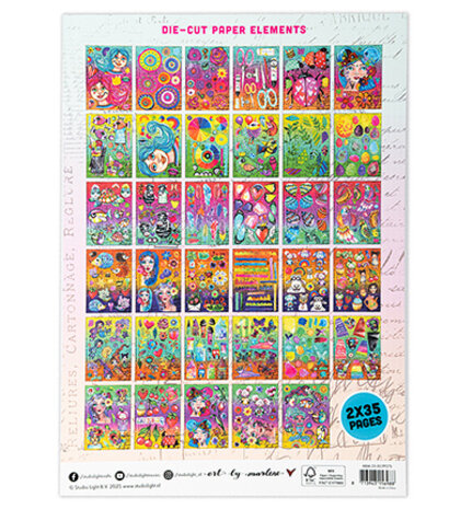 Studio Light Essentials A4 Paper Pad Extra Big Paper Elements (ABM-25-DCPP275)