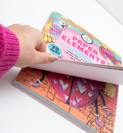 Studio Light Essentials A4 Paper Pad Extra Big Paper Elements (ABM-25-DCPP275)