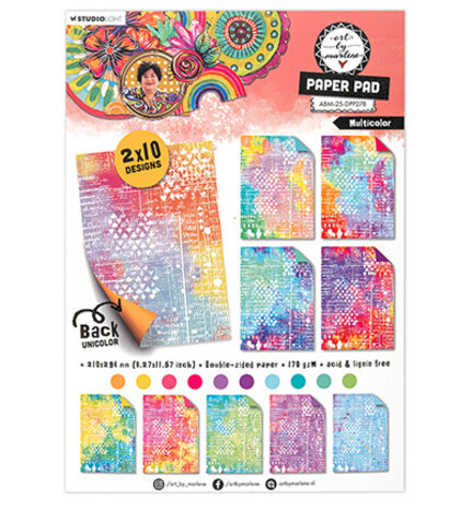 Studio Light Essentials Multicolor A4 Paper Pad (ABM-25-DPP278) Studio Light Essentials Multicolor A4 Paper Pad (ABM-25-DPP278)