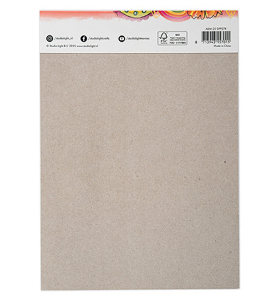 Studio Light Essentials Multicolor A4 Paper Pad (ABM-25-DPP278) Studio Light Essentials Multicolor A4 Paper Pad (ABM-25-DPP278)