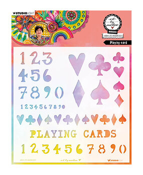 Studio Light Essentials Masking Stencil Playing Card (ABM-25-MASK322) Studio Light Essentials Masking Stencil Playing Card (ABM-25-MASK322)