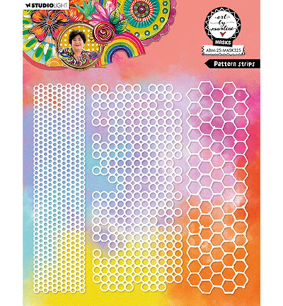 Studio Light Essentials Masking Stencil Pattern Stripes (ABM-25-MASK325) Studio Light Essentials Masking Stencil Pattern Stripes (ABM-25-MASK325)