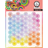 Studio Light Essentials Masking Stencil Hexagon Stars (ABM-25-MASK328)