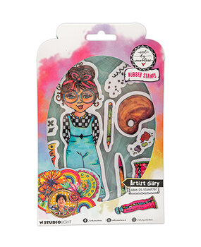 Studio Light Essentials Cling Stamp Artist Diary (ABM-25-STAMP781) Studio Light Essentials Cling Stamp Artist Diary (ABM-25-STAMP781)