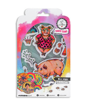 Studio Light Essentials Cling Stamp Miss Piggy (ABM-25-STAMP782) Studio Light Essentials Cling Stamp Miss Piggy (ABM-25-STAMP782)
