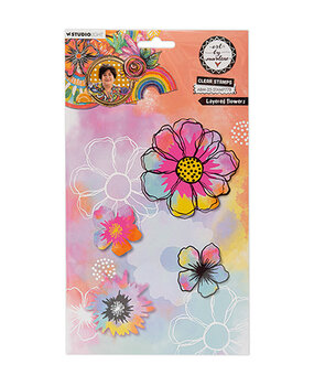 Studio Light Essentials Clear Stamp Layered Flowers (ABM-25-STAMP778) Studio Light Essentials Clear Stamp Layered Flowers (ABM-25-STAMP778)