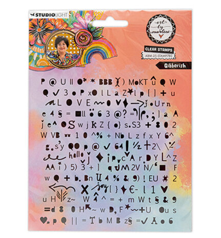Studio Light Essentials Clear Stamp Gibberish (ABM-25-STAMP780) Studio Light Essentials Clear Stamp Gibberish (ABM-25-STAMP780)