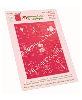 Leane Creatief Hobby 3D Embossing Folder (35.9402) Leane Creatief Hobby 3D Embossing Folder (35.9402)